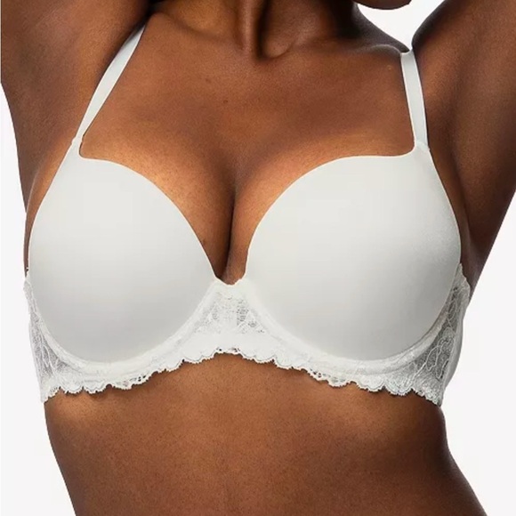 DORINA CLAIRE PUSH UP PLUNGE BRA IVORY D17221A NEW WITH TAGS - Picture 1 of 7